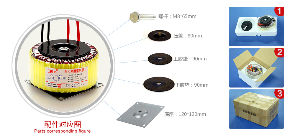 環形變壓器配件圖