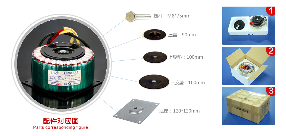 環形變壓器配件圖