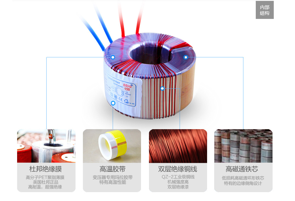 電源變壓器內部結構