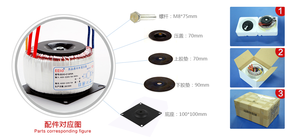 環形變壓器配件圖