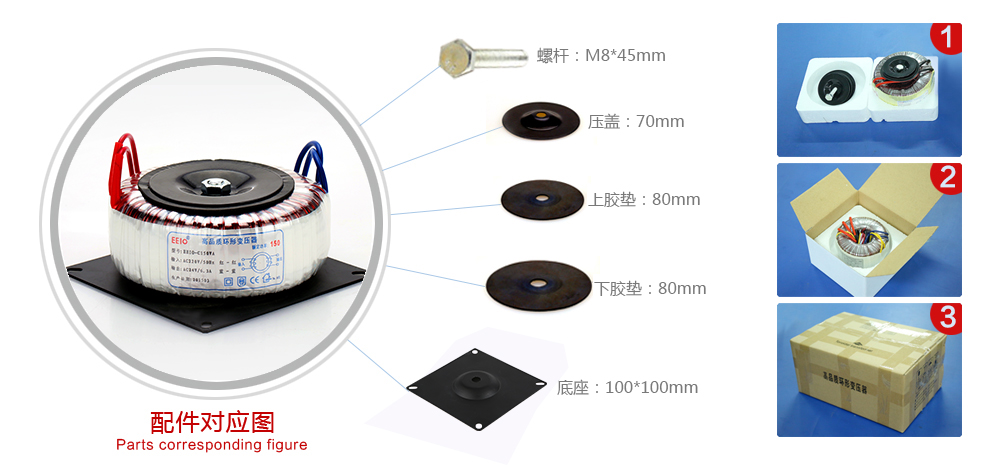 環形變壓器配件圖