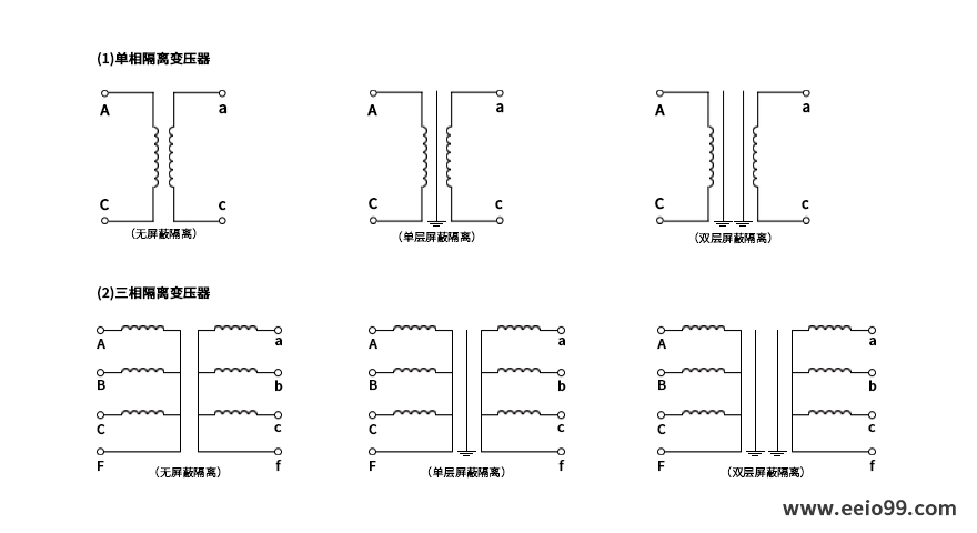 隔離變壓器接線圖解-圣元電器